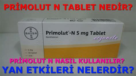 primolut n tablet yan etkileri